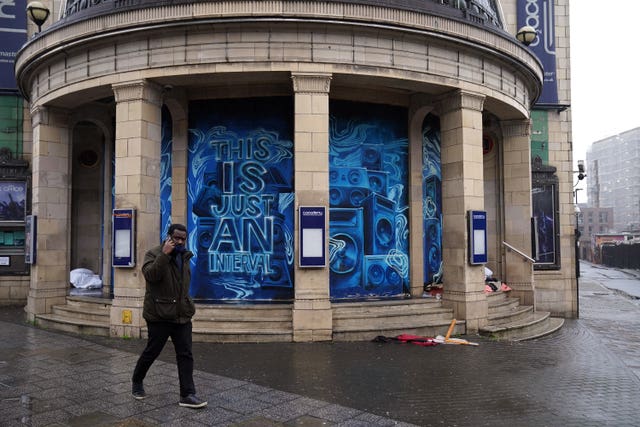 A general view outside the O2 Academy Brixton in London