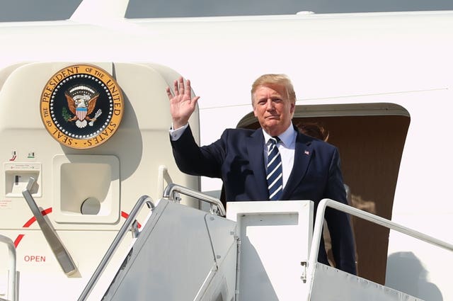 US President Donald Trump