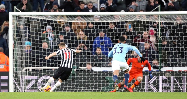 Matt Ritchie's penalty earns Newcastle a stunning 2-1 win that would prove to be the last time City drop points 