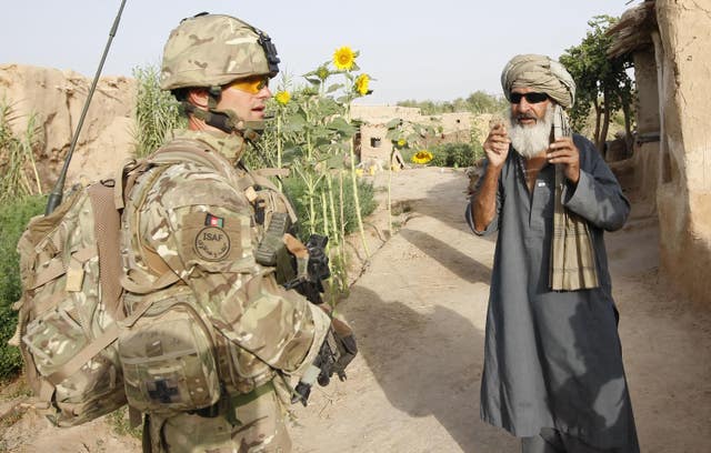 Troops in Afghanistan