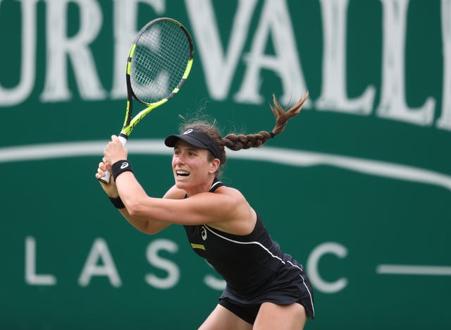Johanna Konta has never made it past the second round in Birmingham