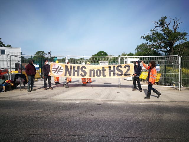 HS2 protest