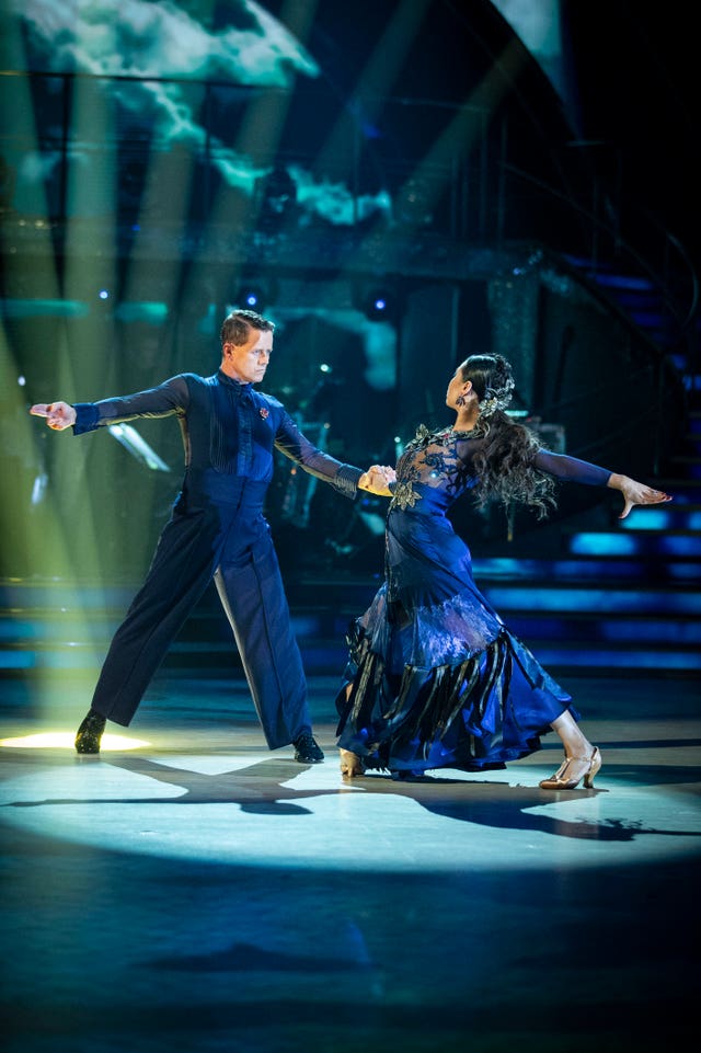 Mike Bushell and Katya Jones