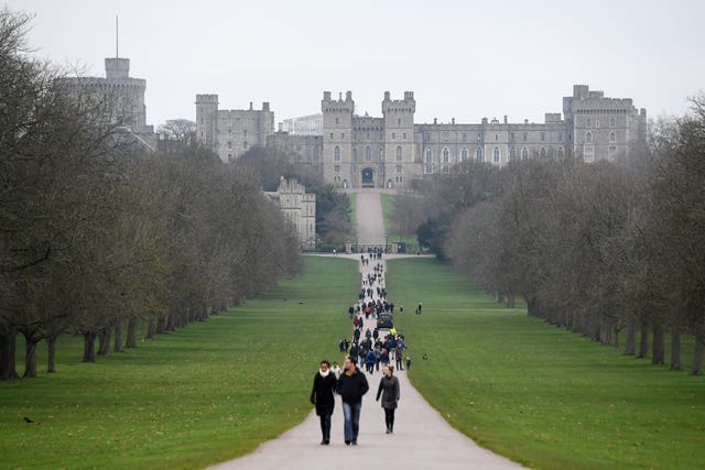 The Emperor will stay at Windsor Castle (Kirsty O'Connor/PA)