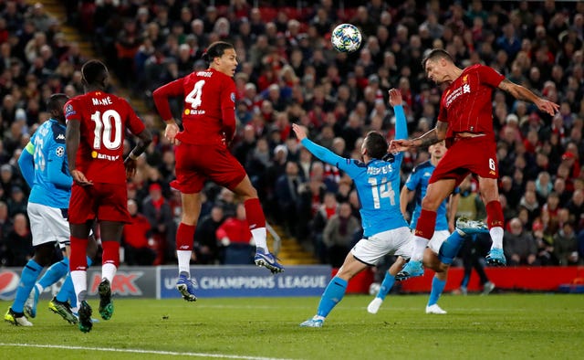 Dejan Lovren secured Liverpool a point with a fine header