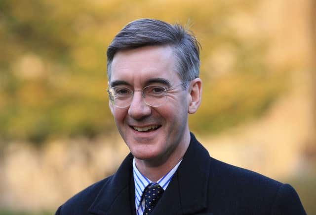 Conservative MP Jacob Rees-Mogg (Jonathan Brady/PA)