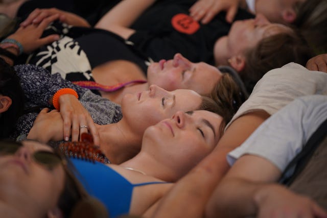 Laughter yoga involves prolonged voluntary laughter