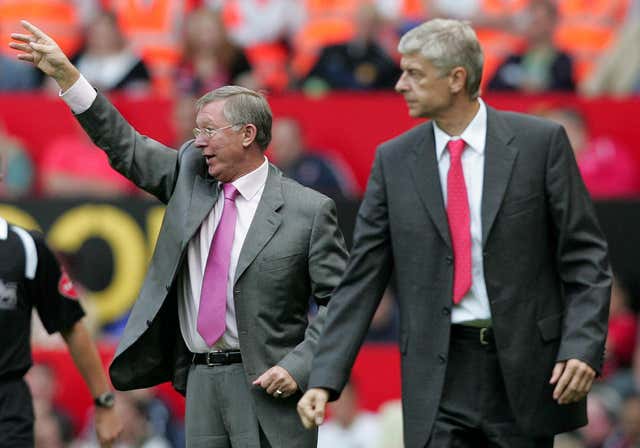 Arsene Wenger and Sir Alex Ferguson