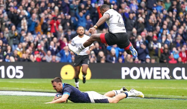 Ben White puts the finishing touch on Scotland's victory