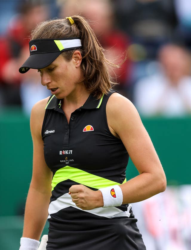 Johanna Konta was in fine form against Anett Kontaveit