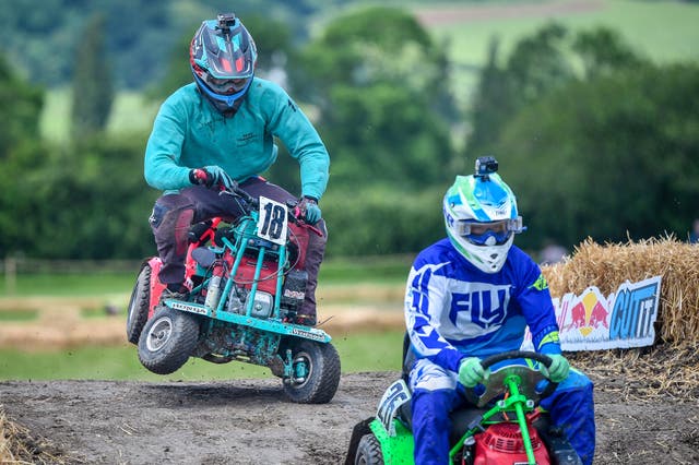 Lawn mower racing