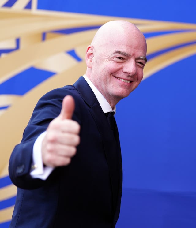 FIFA president Gianni Infantino pictured at the 2026 World Cup final