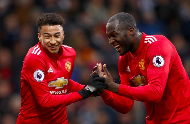 Jesse Lingard and Romelu Lukaku