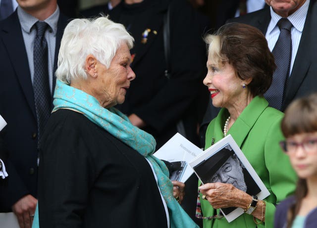 Leslie Caron and Judi Dench