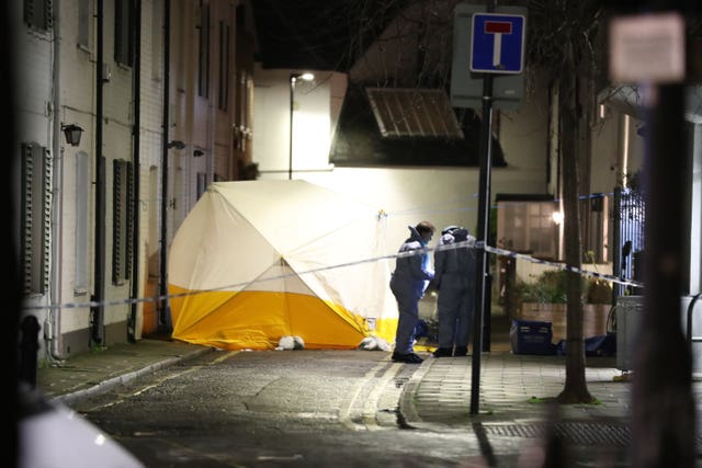A teenager was stabbed in Lanfrey Place, West Kensington, London, and later died in hospital