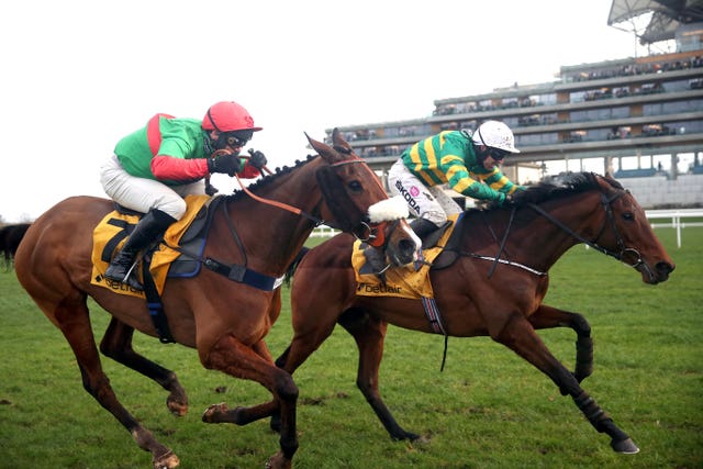 Fakir D’Oudairies (right) edged out Two For Gold