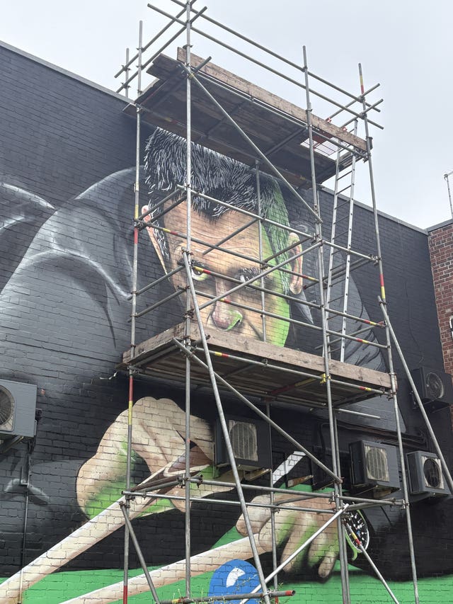 Ronnie O’Sullivan mural