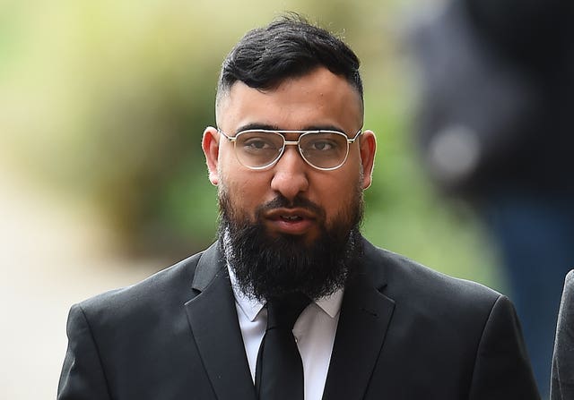 Muhammed Amaad arrives at Liverpool Crown Court
