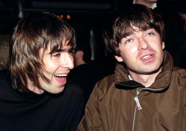 Q Magazine Music Awards – Liam and Noel Gallagher – 1996