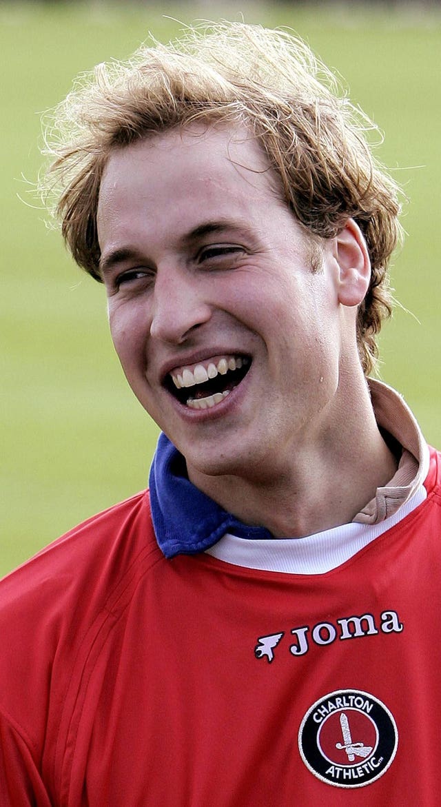 William on a public engagement with schoolchildren in 2005 (Andrew Parsons)