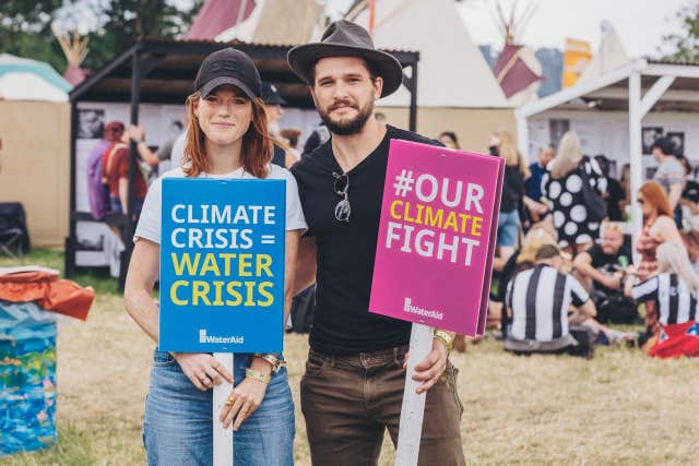 Rose Leslie and Kit Harington