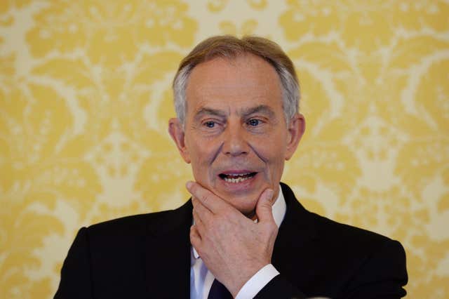 Tony Blair began the peace process scheme which saw 95 letters of comfort issued by the government (Stefan Rousseau/PA)