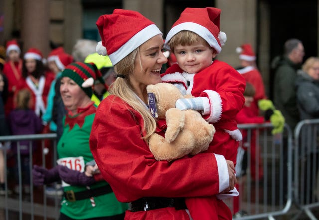Glasgow’s Santa Dash