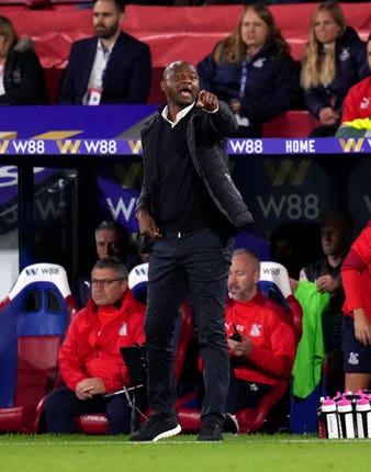 Patrick Vieira's Palace conceded late on