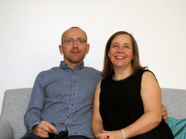 Suzanne Bourne and her husband Matt