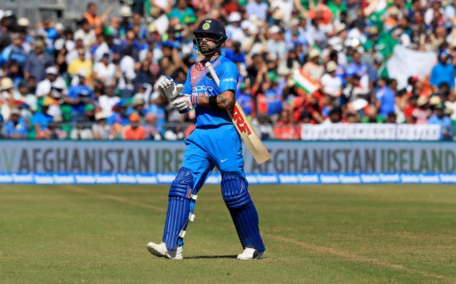 Virat Kohli failed to fire at the top of the order (Donall Farmer/PA)