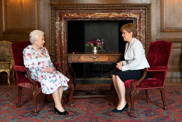 Audiences at Palace of Holyroodhouse