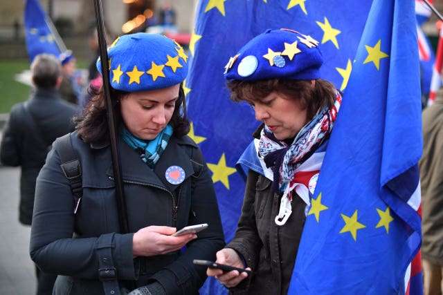 Brexit protest