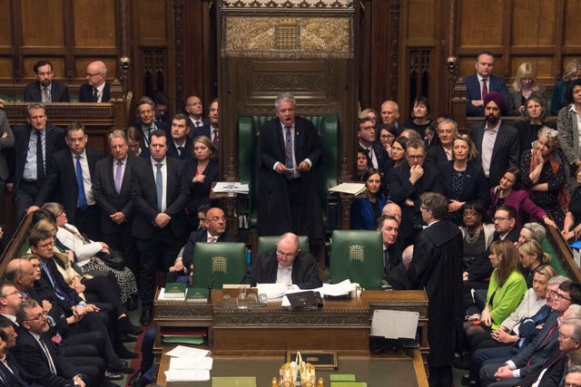 MPs in the House of Commons