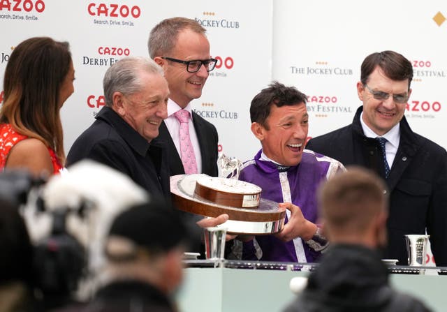 Frankie Dettori is action again for Ballydoyle