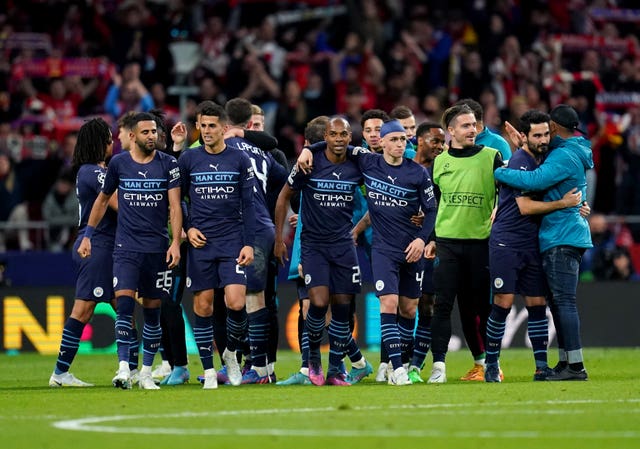 Manchester City celebrate