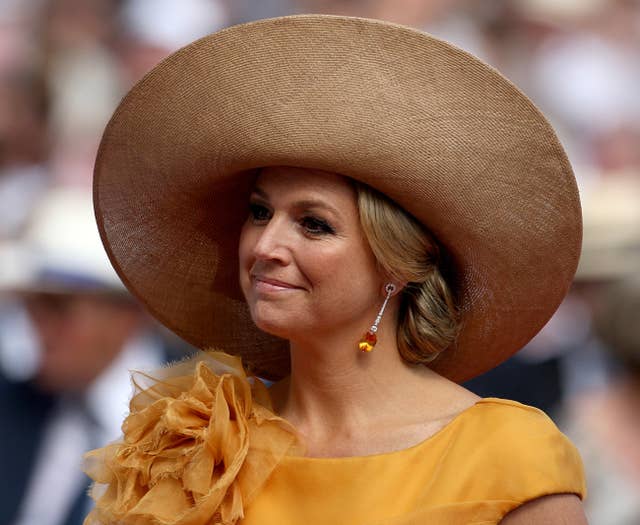 The then Princess Maxima arriving for the wedding of Prince Albert II of Monaco