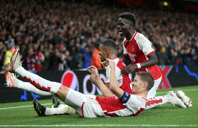Arsenal celebrate