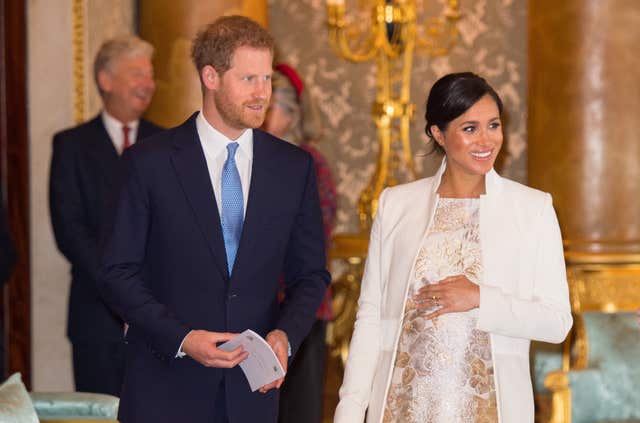 Meghan and Harry's baby is expected in the coming weeks. Dominic Lipinski/PA Wire