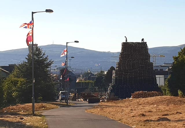 Walkway bonfire builders told to take it down