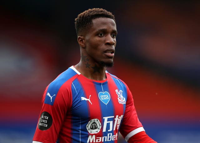 Wilfried Zaha was the victim of abuse 