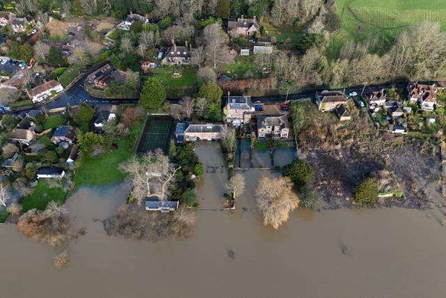 Flooding around Pulborough