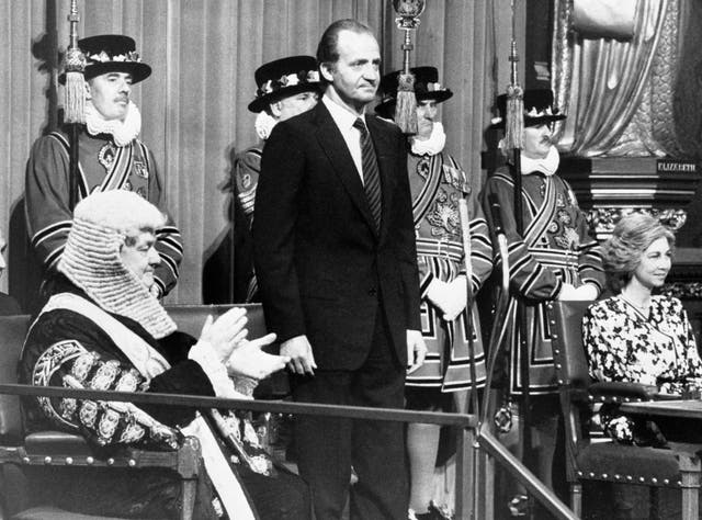 Royalty – King Juan Carlos – Houses of Parliament, London