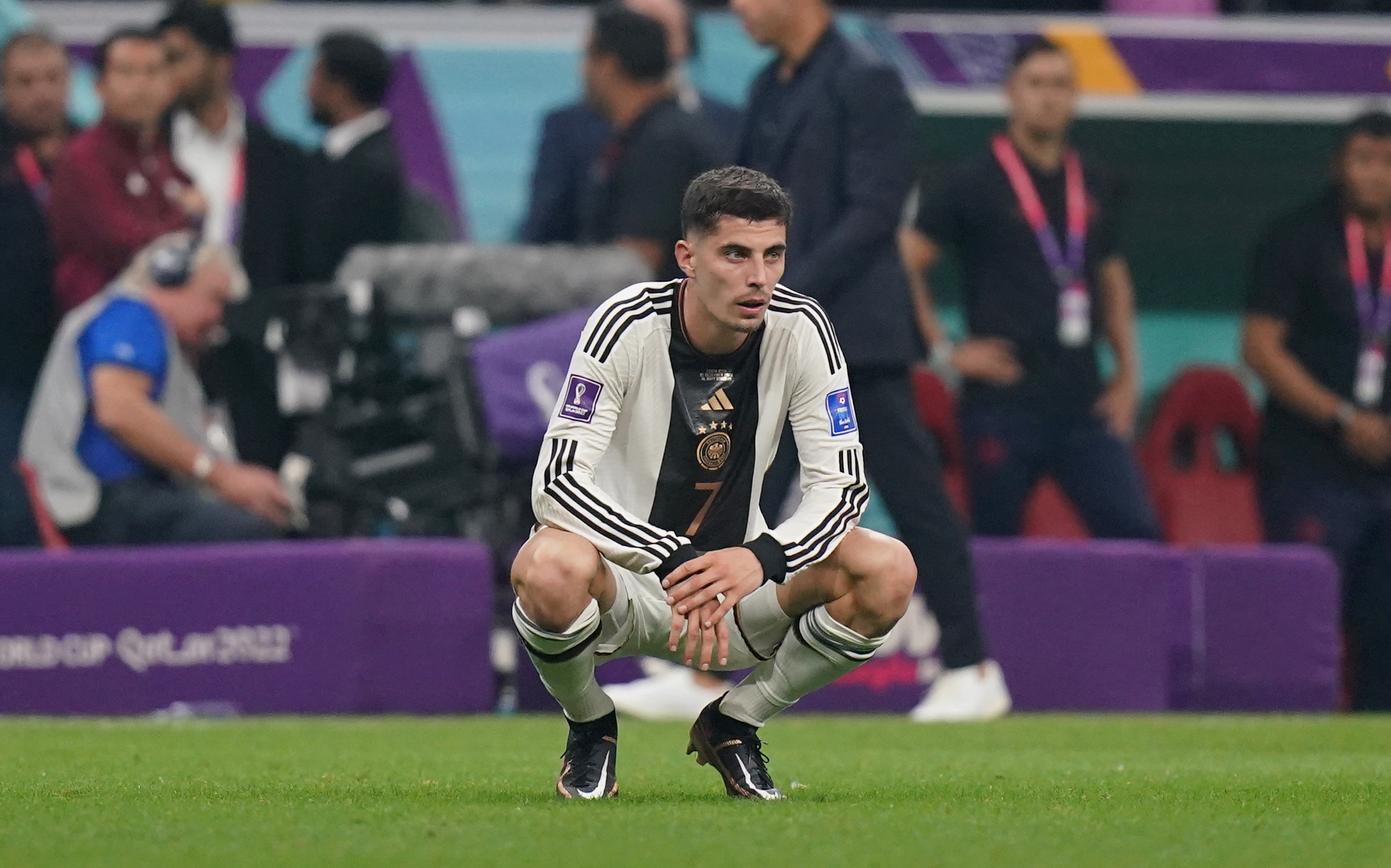 ’s Kai Havertz looks dejected