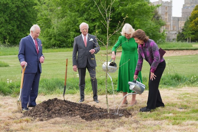 King Carl XVI Gustaf UK visit