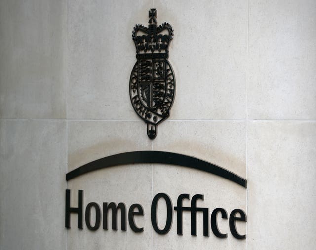 Home Office sign