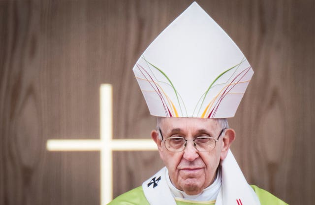 Pope Francis (Danny Lawson/PA)