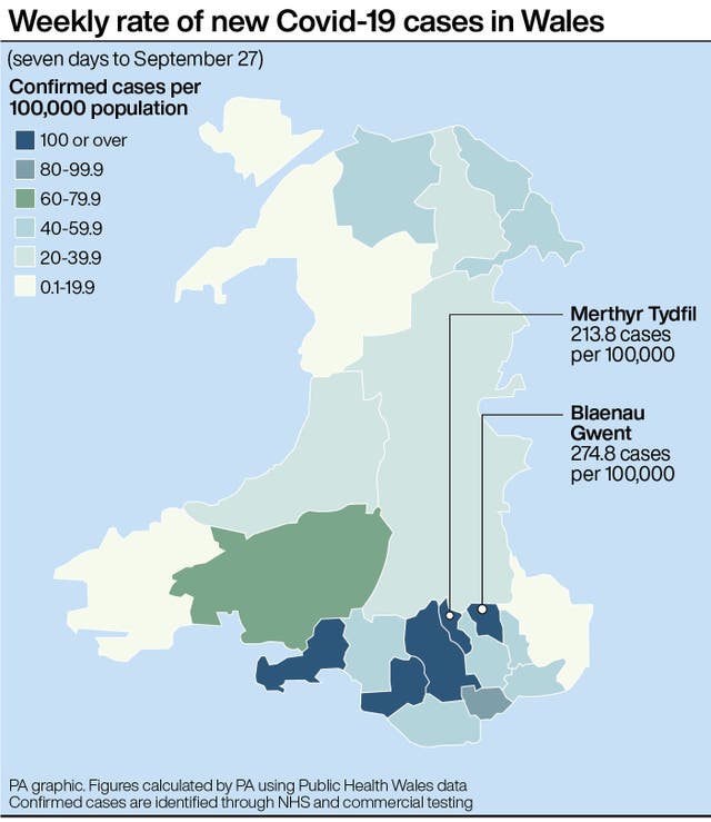 HEALTH Coronavirus Wales Cases