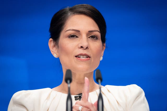 Home Secretary Priti Patel (Stefan Rousseau/PA)