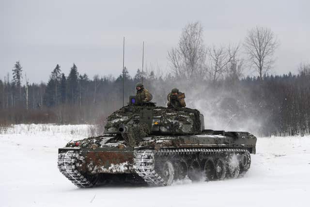 British troops in Estonia