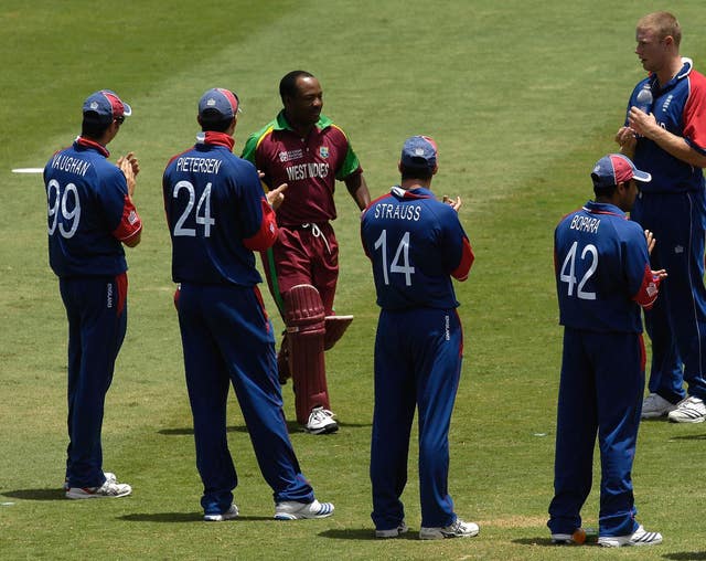 England gave Lara a guard of honour after his final international match 